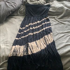 Bohemian tie dye dress